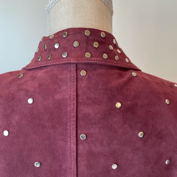 NWT Cache Rasin-Colored Suede Jacket - Picture 9 of 12